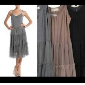 A'Reve Gray Tiered Tutu Dress